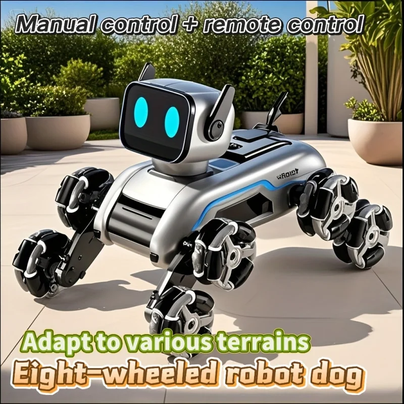 

8wheeled robot dog limb flexibly adapt to all kinds of terrain indoor and outdoor entertainment toys birthday and Christmas gift