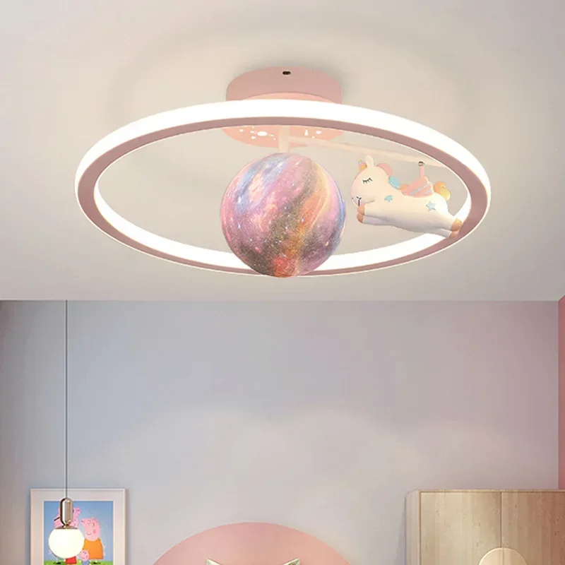 Modern Ceiling Lamp Chandelier for Child's Bedroom Living Dining Room Study Home Decoration Indoor Lighting Fixture Lustre