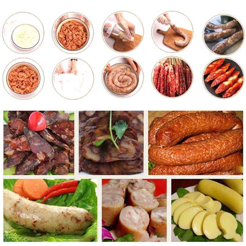 *ST 1pc 60mm*2 meter Food Grade Casings Shell for Sausage Salami Hot Dog Making Casing 60mm*2m,Plastic casing made of polyamide
