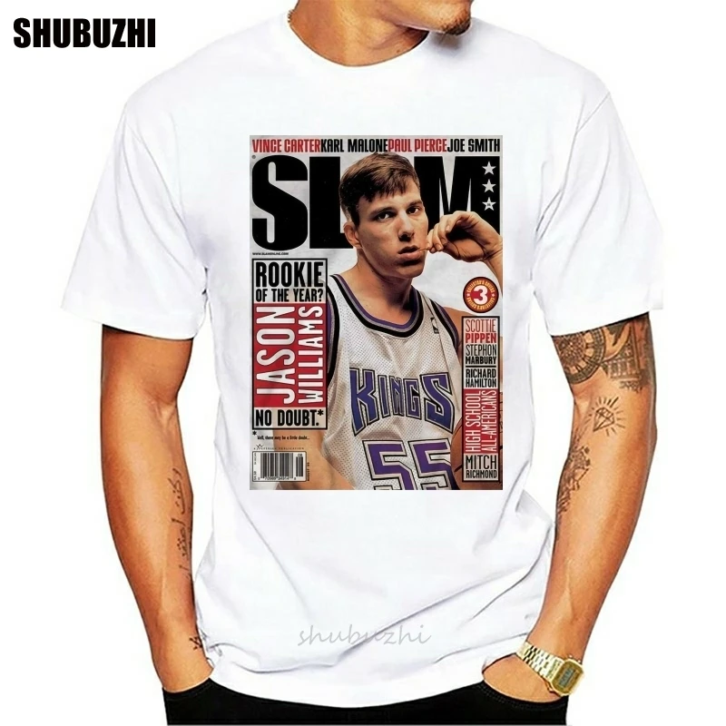 Camiseta de Jason Williams Slam Cover para hombre y mujer, camiseta de calle, camiseta de moda para hombre, camiseta de marca de algodón