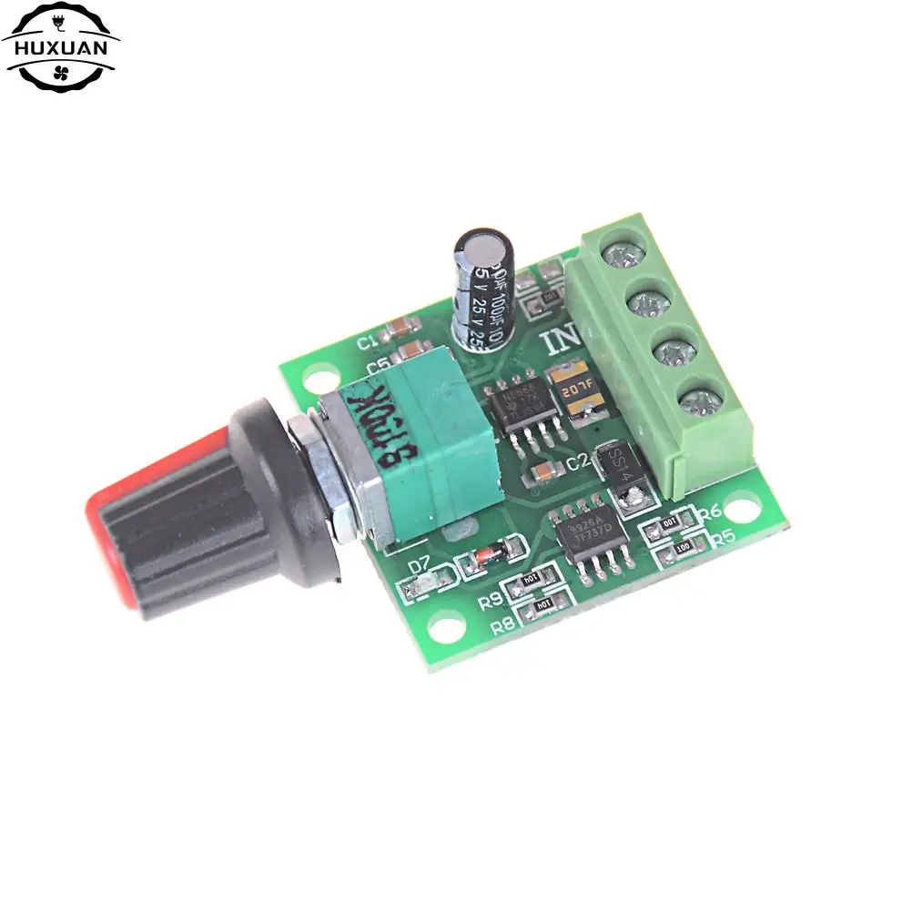 5V 12V 30W 2A DC 1.8V -12V PWM Motor Speed Controller Regulator Low Voltage Fan Speed Control Switch PWM Adjustable Drive