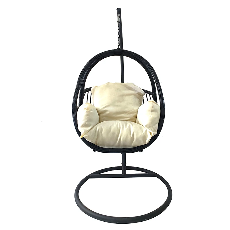 Premium Rattan Swing Chair Indoor Swings Sofa Hanging Egg Chair Patio  Comfy Cushion Included