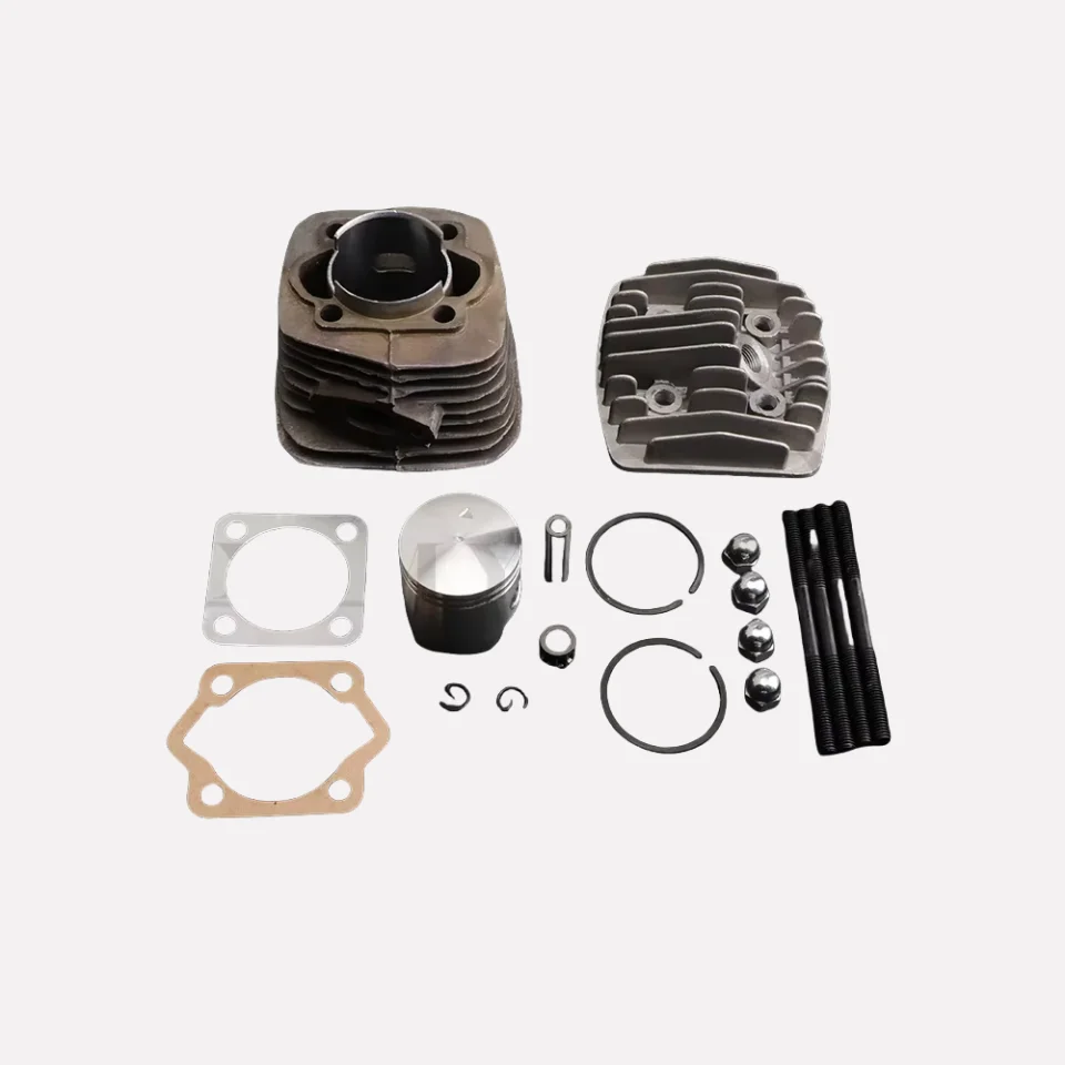 66cc 80cc 2 Stroke Engine Kit for Electric Bicycle Motorized Bike with Cylinder Head Cylinder Piston Parts Upgrade