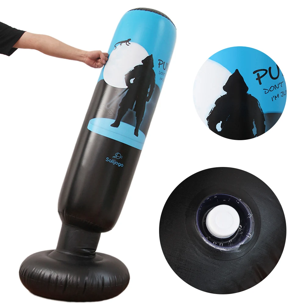 Inflatable Punching Bag Freestanding Boxing Bag with Instant Bounce Back Movement Boxing Target Bag for Adults and Children