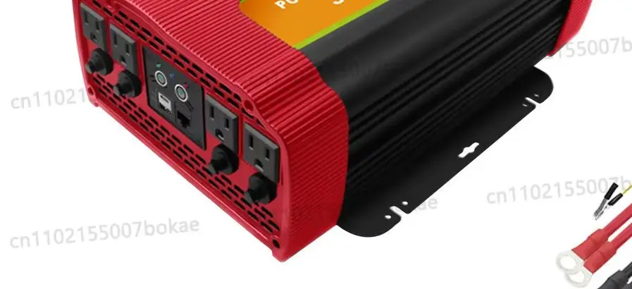 Min order quantity:2 units. 3000w lithium battery inverter 12v to 110v modified sine wave high-power car inverter, us 3kw
