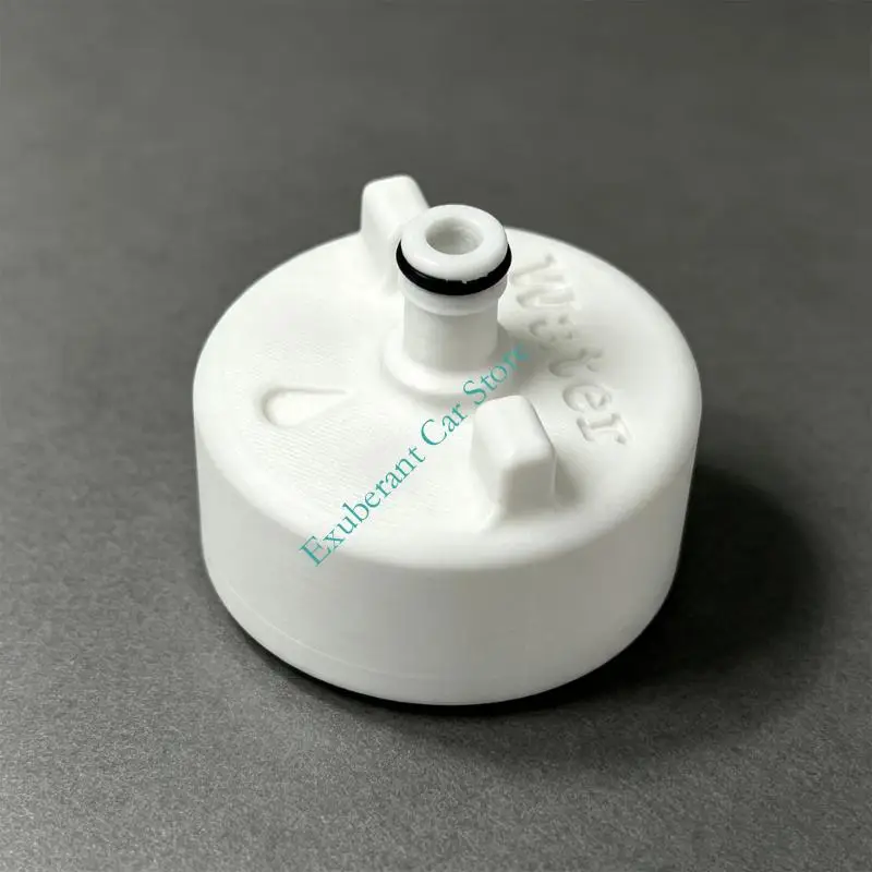 Water Fill Accessory for Travel Trailer White Round Fitting with Top Opening, Motorhome Refill Use, and Single Replacement Part