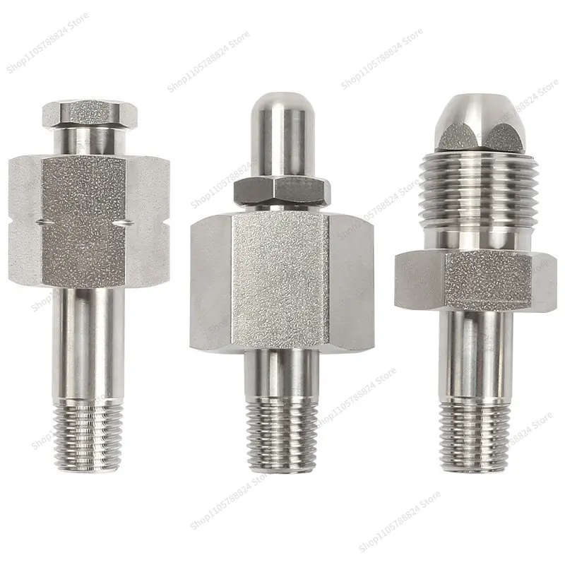 For stainless steel 316L flexible connection CGA660CGA540 W21.8 stainless steel pressure reducing valve adapter NPT1/4