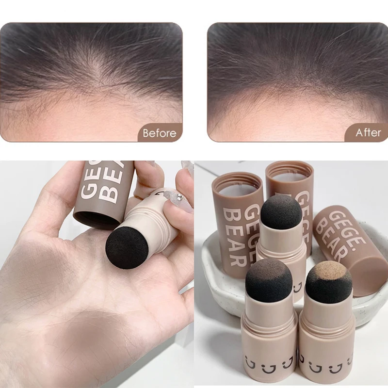 Waterproof Hairline Fluffy Powder Coloring Pen Cover Hair Concealer Repair Fill Hairline Shadow Thin Hair Root Portable Makeup