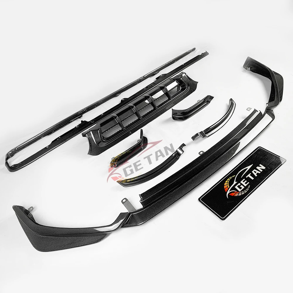 Carbon Fiber T Style Bodykit for Gr Yaris Gen 2  Front Bumper Lip Rear Diffuser Rear Spats Side Skirts