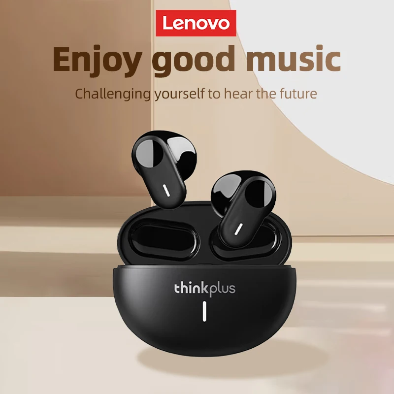 Choice Lenovo LP19 Wireless Bluetooth Earphones HiFi Surround Sound Headphones Sports In-Ear Dual Mode HD Call Earbuds with Mic