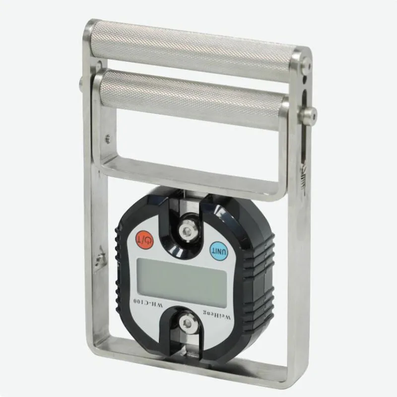 Finger flexor strength tester with LCD screen - Portable digital display spring grip exerciser