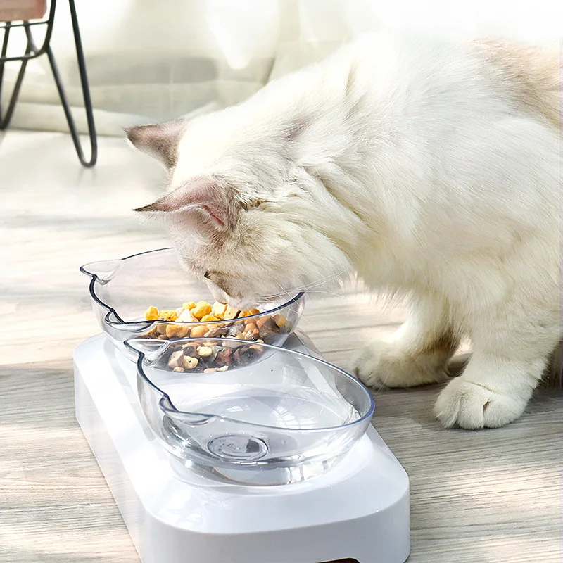 Pet Supplies Pet Feeder Drinking Bowl Dual Purpose Feeding And Watering Pet Food Dispenser Kitten Accessories For Dogs And Cats