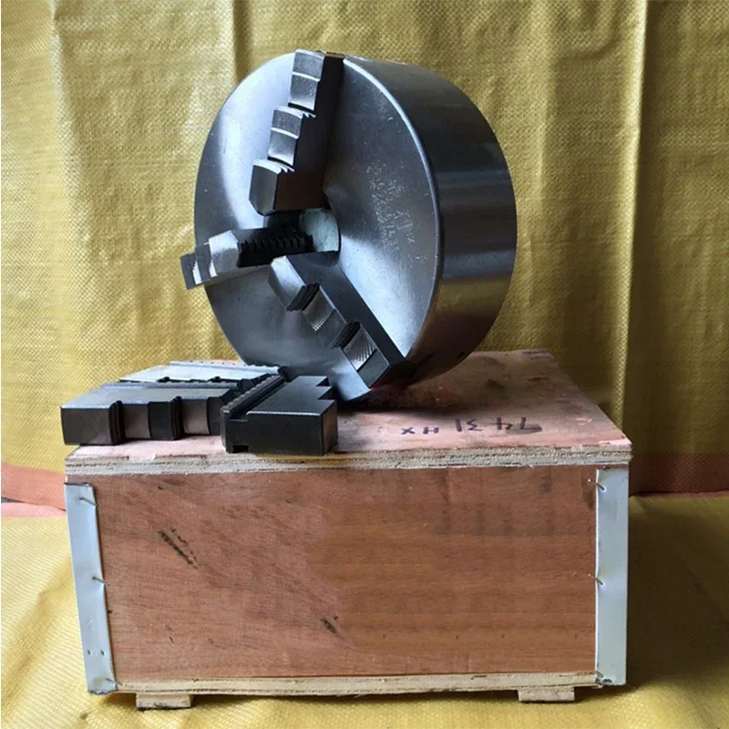 New Large Electric Chuck Hollow Solid 250 Three Jaw Positive Negative Jaw High-precision Self Centering CNC Non-standard Automat