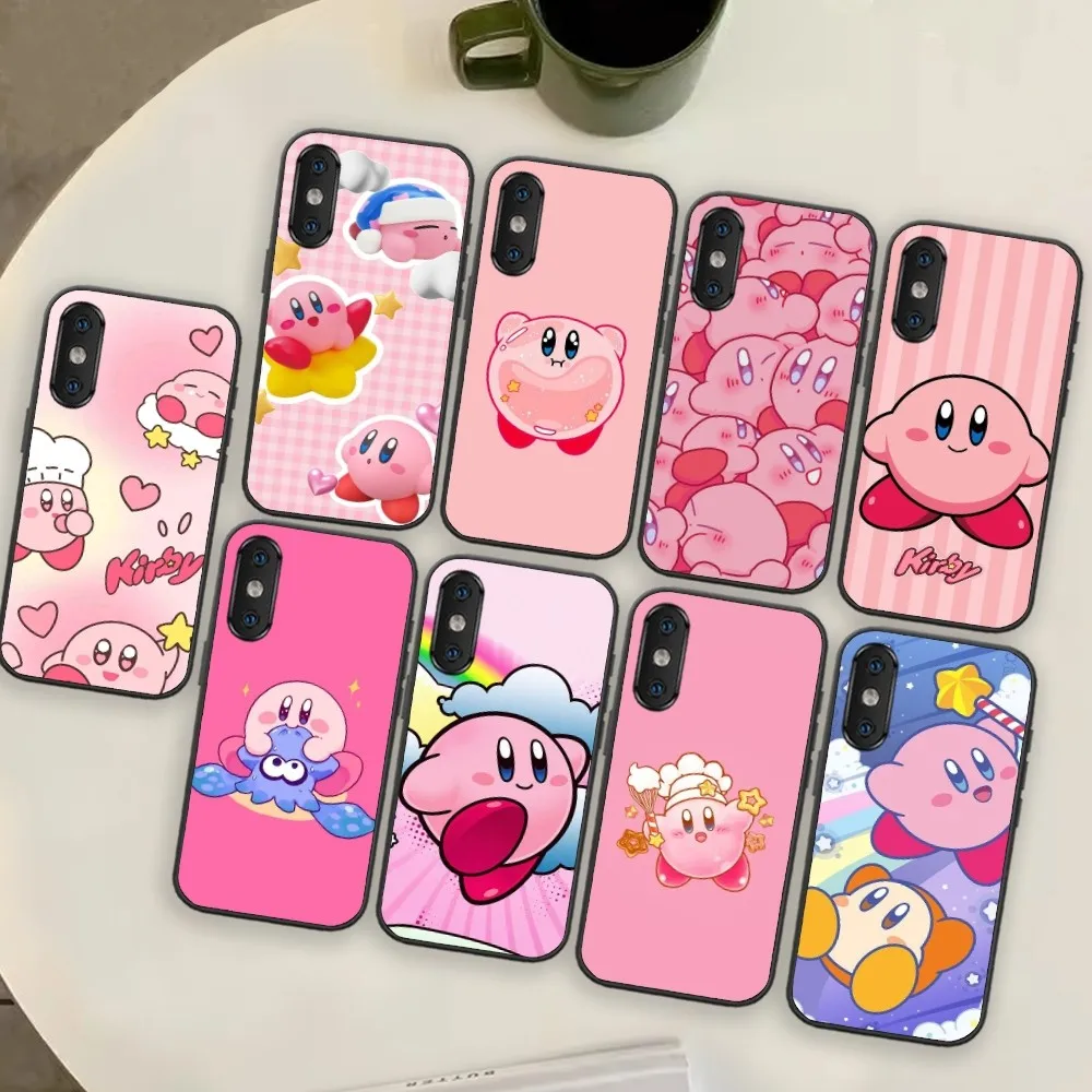 P-Pink K-Kirby game Phone Case For Xiaomi Redmi K40 pro 12S ULTRA pro 5G black cover