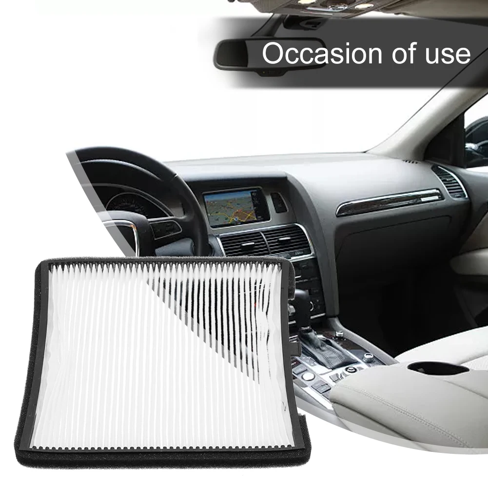 Auto Car Filtro de Pólen de Cabine para Hyundai I10 1ª Geração 2007-2013, Cartucho Externo Branco Ar Condicionado