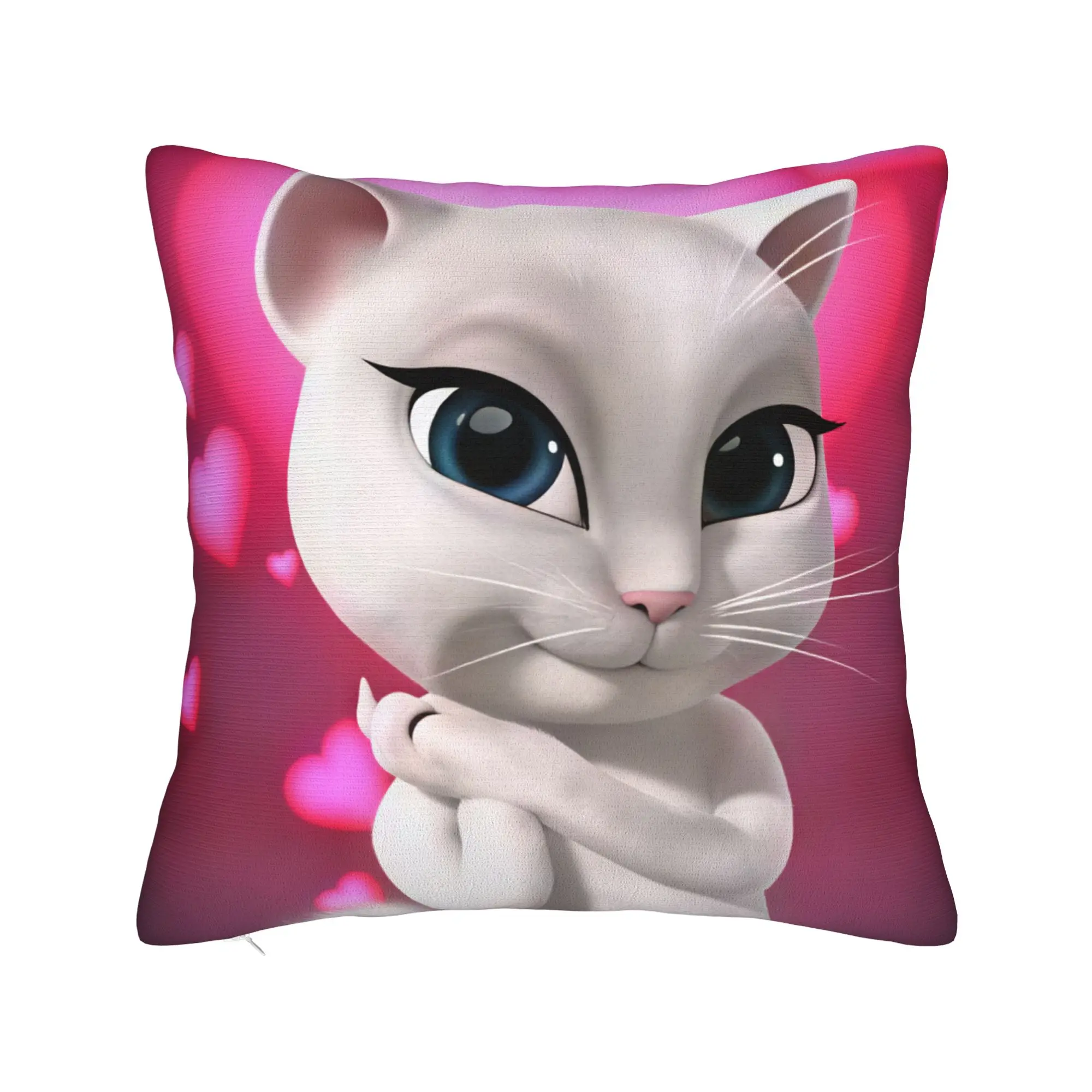 Game T-Talking T-Tom And F-Friends Pillowcases  Cute Funny Pillow Case For Chair Sofa Home Decor Design Pillow Cover