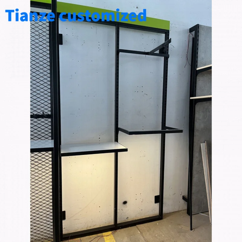 

[Customized]New Metal Clothes Wall Hanging Display Rack