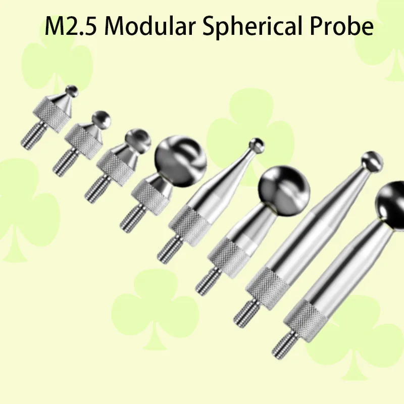 

M2.5 gear module ball type measuring head tooth pitch detection measuring needle gear measuring instrument accessories