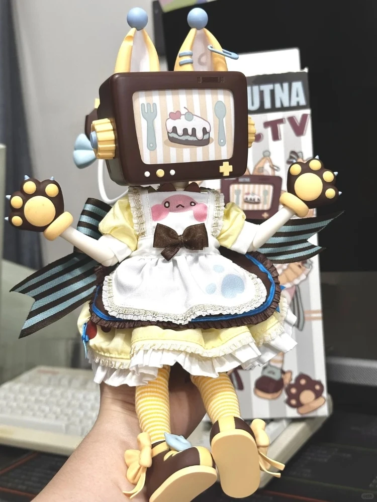 Ufdoll X Autuna Cat Tv Channel Game Party 1/6 Bjd Mobile Joint Blind Box Desktop Dolce e carino Regalo speciale Giocattoli In Magazzino