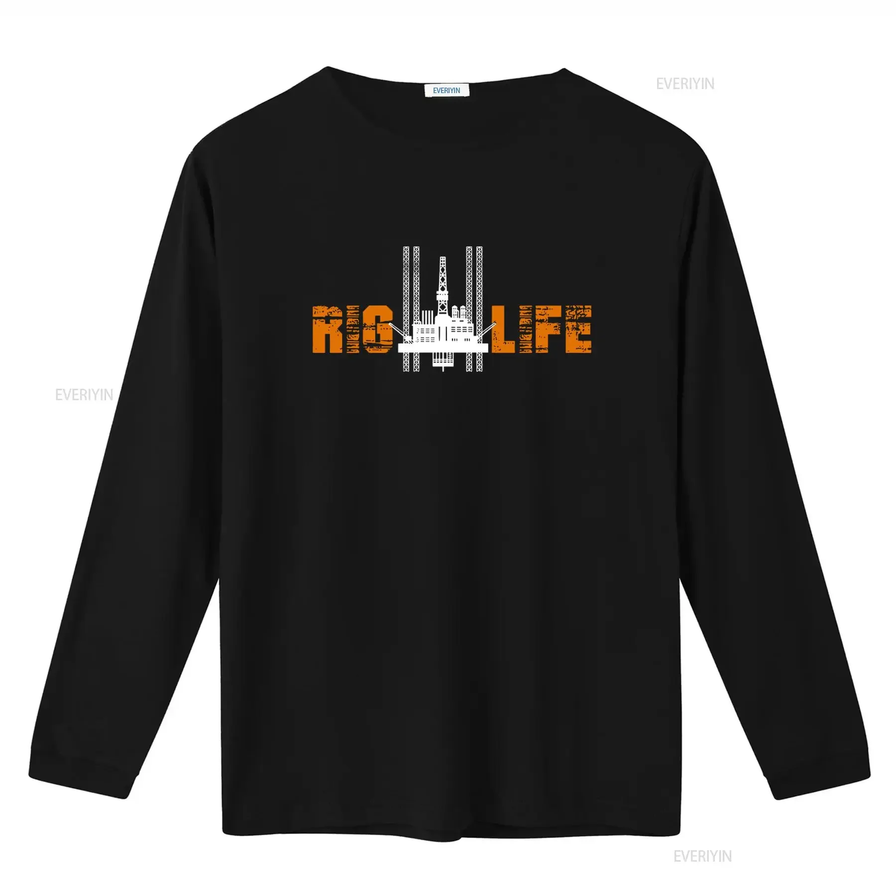 Rig T Shirt Oil Oilfield Drilling Worker Rigger Design Os2122 vintage Washed Slightly fashion Unisex designer clothes