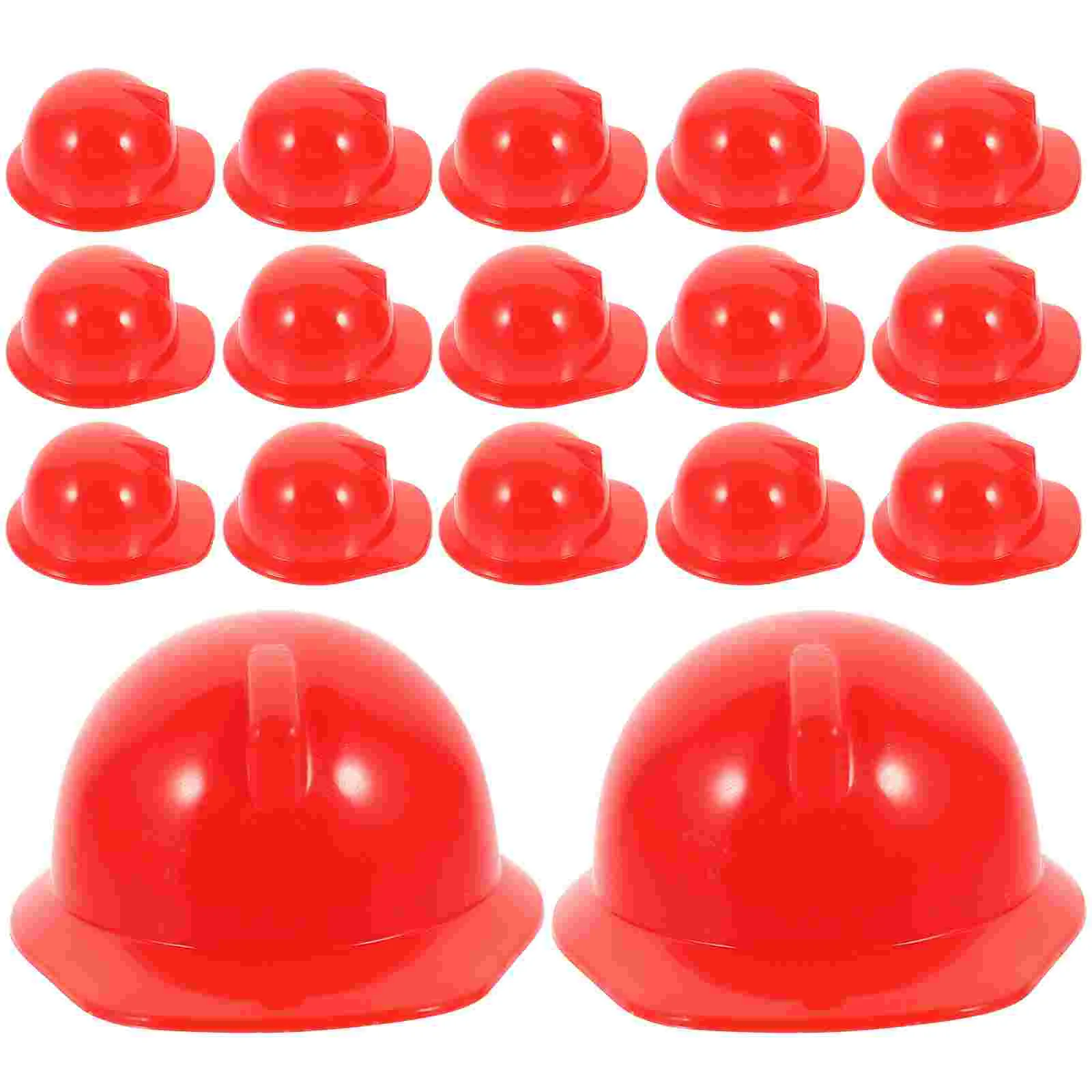 20 Pcs Pet Hat Cake Topper Bird Miniature Construction Helmets Safety Hard