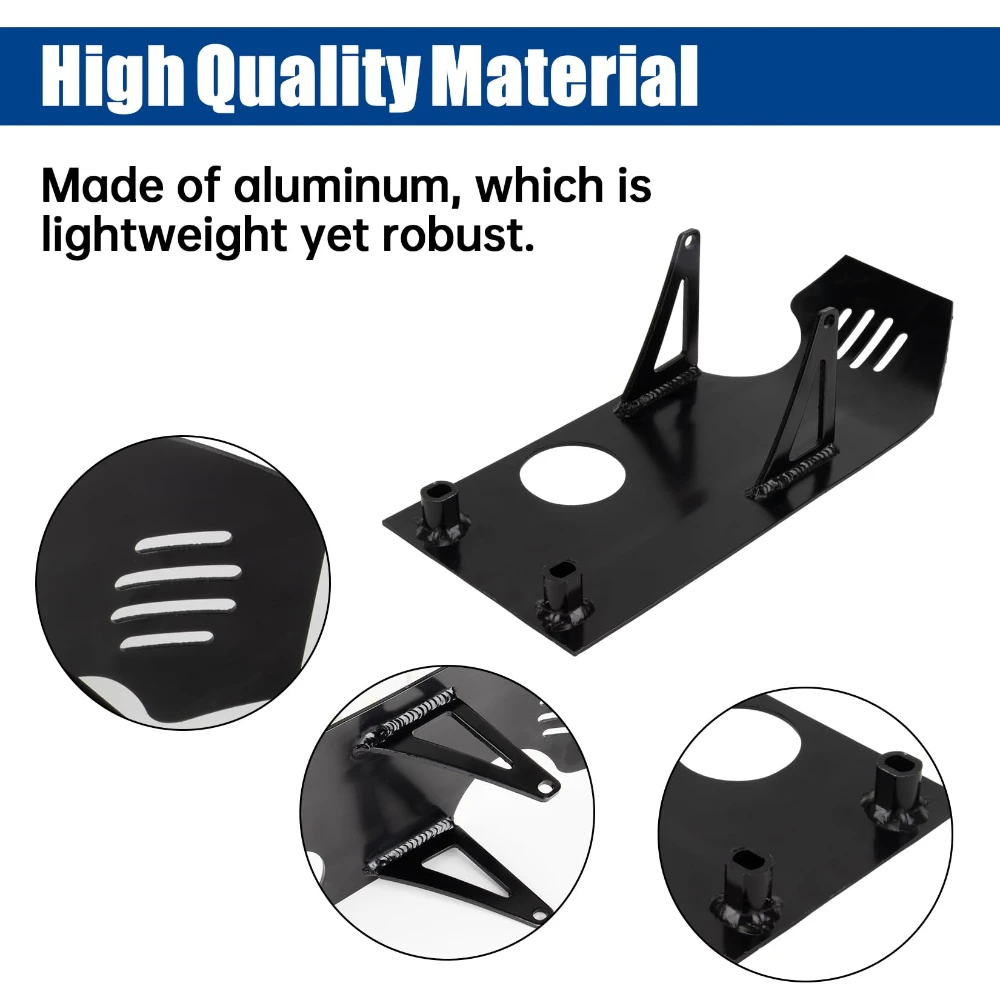 Motorcycle Engine Skid Plate Guard Black Chassis Bash Protector Cover Fit For Honda CRF50 SSR Coolster Pit Dirt Bike Accessorie