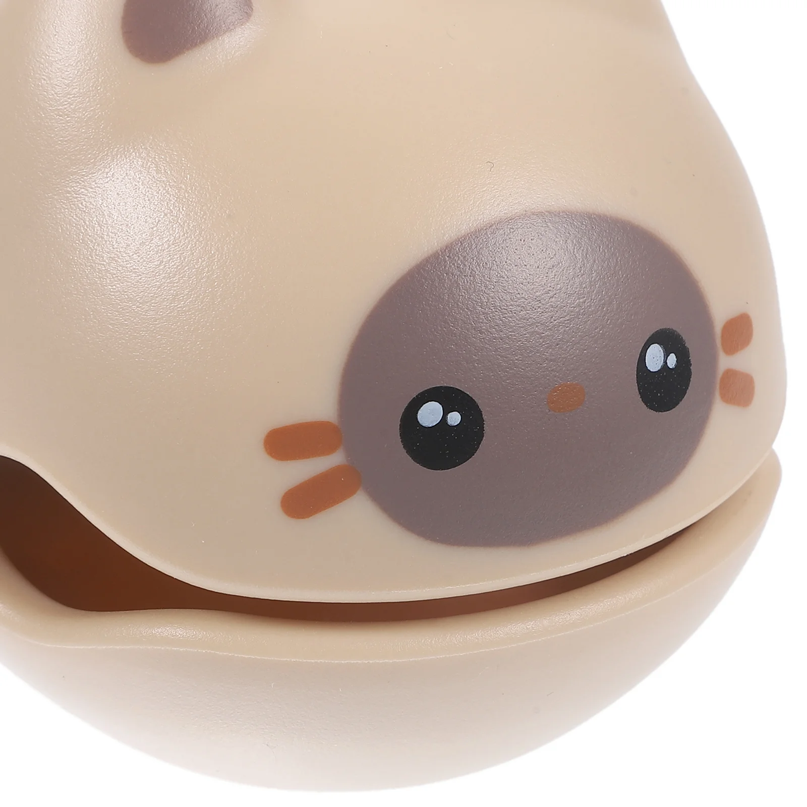 

1 Set Small Wooden Fish Temple Block Cute Cat Design Stress Relief Musical For Office Percussion Plaything Decompression Rhythm