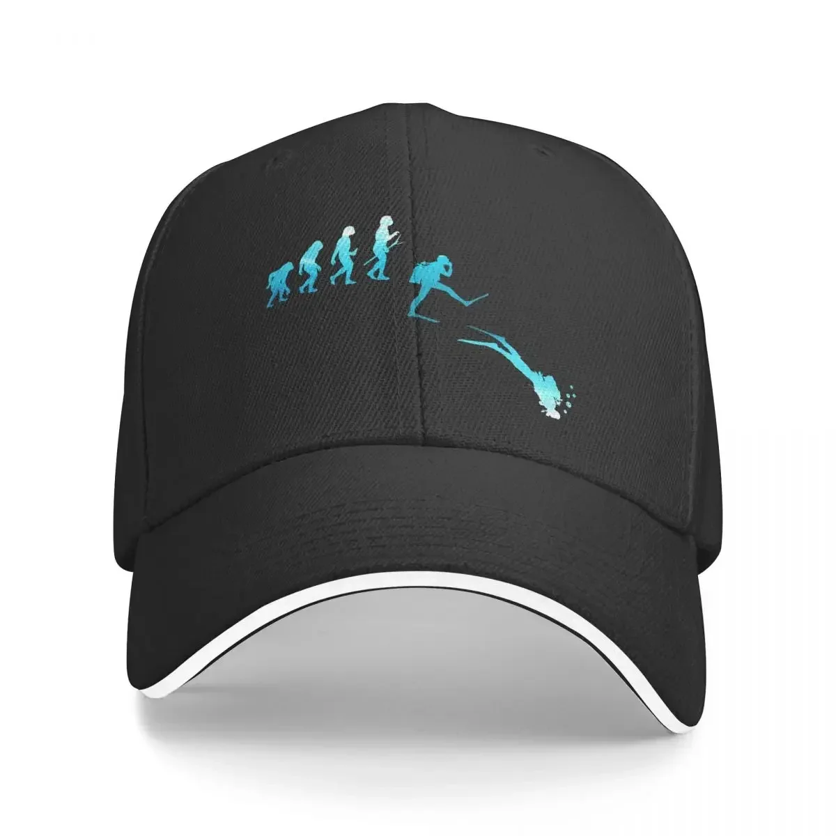 Casquette de baseball New Evolution Dive Scuba Diving pour hommes et femmes, visière coupe-vent, casquettes à fermeture snapback