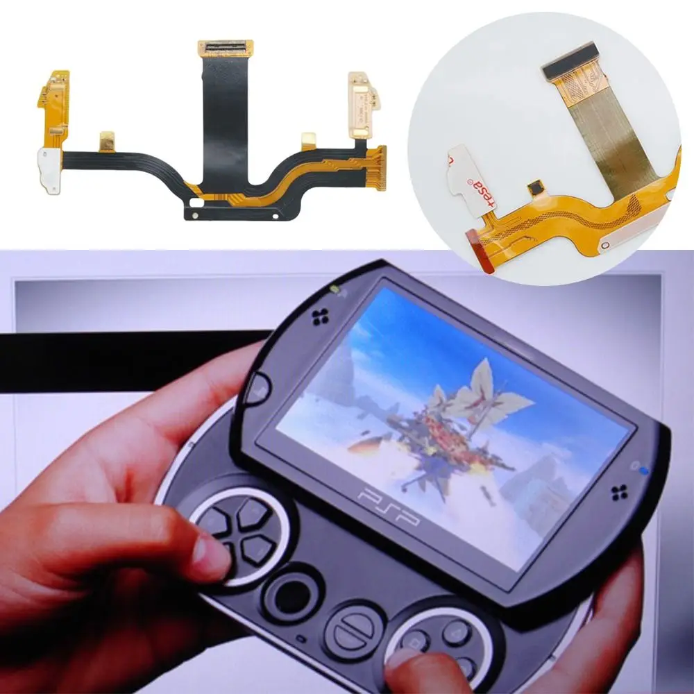 NEW Spare Parts LCD Screen Cable Repairing DIY Ribbon Flex Cable Universal Motherboard Ribbon for PSP GO