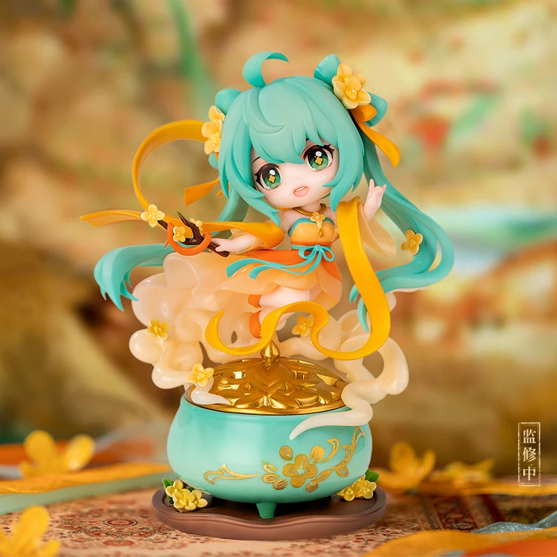 

Anime Figure Prime Cang Hatsune Miku Gui Que Tian Xiang Q version MIKU co-branded Model Doll Figurines Collectible Toy Gift