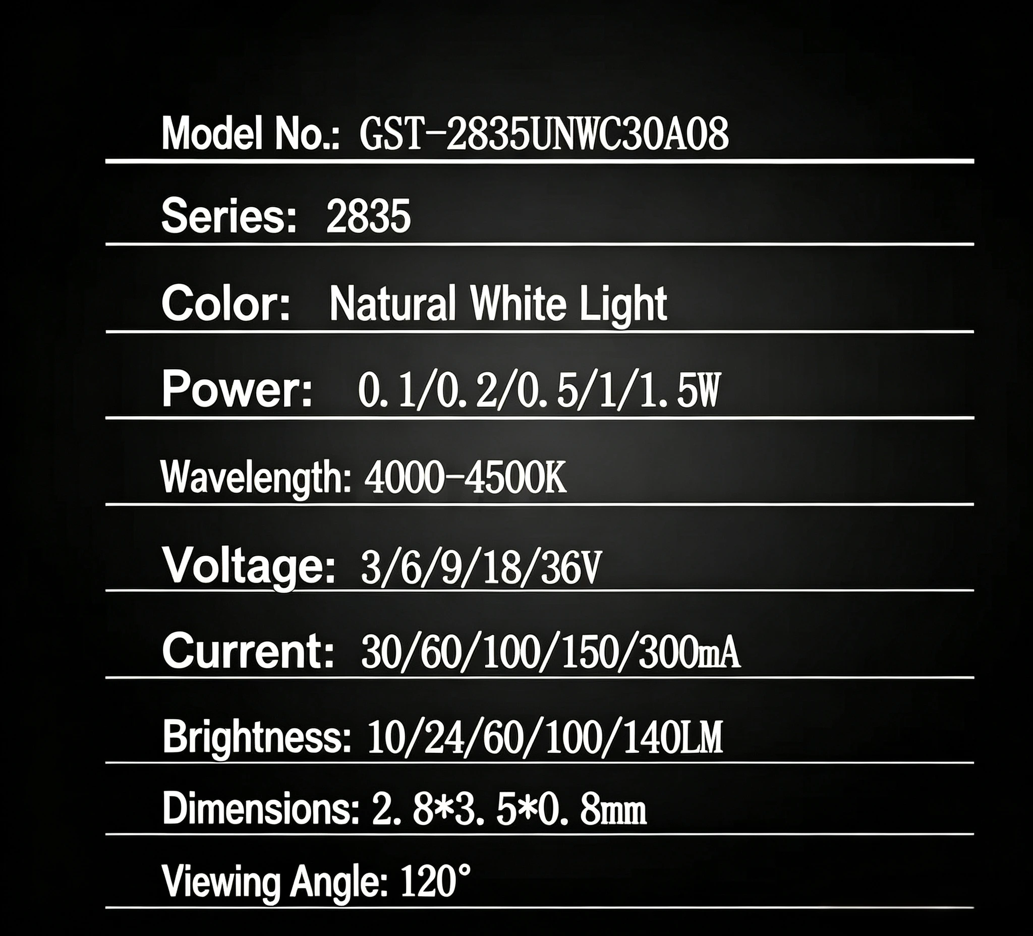 Patch LED lamp bead light-emitting diode 2835 white natural white light 1W1.5W lamp bead ultra-bright indicator lamp copper