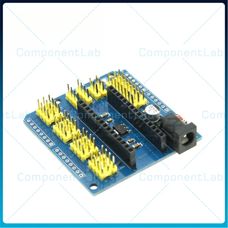 5-25pcs For NANO V3.0 2 In 1 Expansion Power Board with Pin Header for Arduino UNO R3