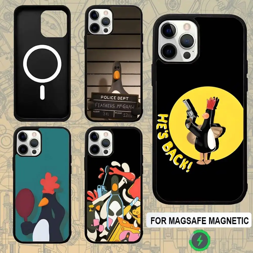 

W-WallaceS G-Gromit Phone Case For IPhone 16e,16,15,Pro,Max,14,Plus,13,12,11 Magesafe Magnetic Wireless Charge Cover