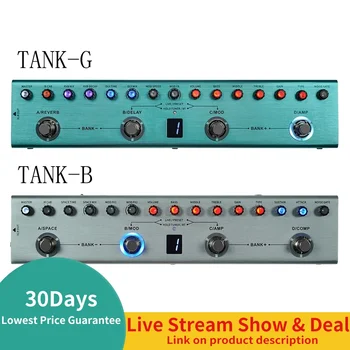 M vave-充電式リチウム電池を内蔵した純粋なデジタルマルチエフェクトギターペダル,タンクg,リバーブ遅延,mod amp