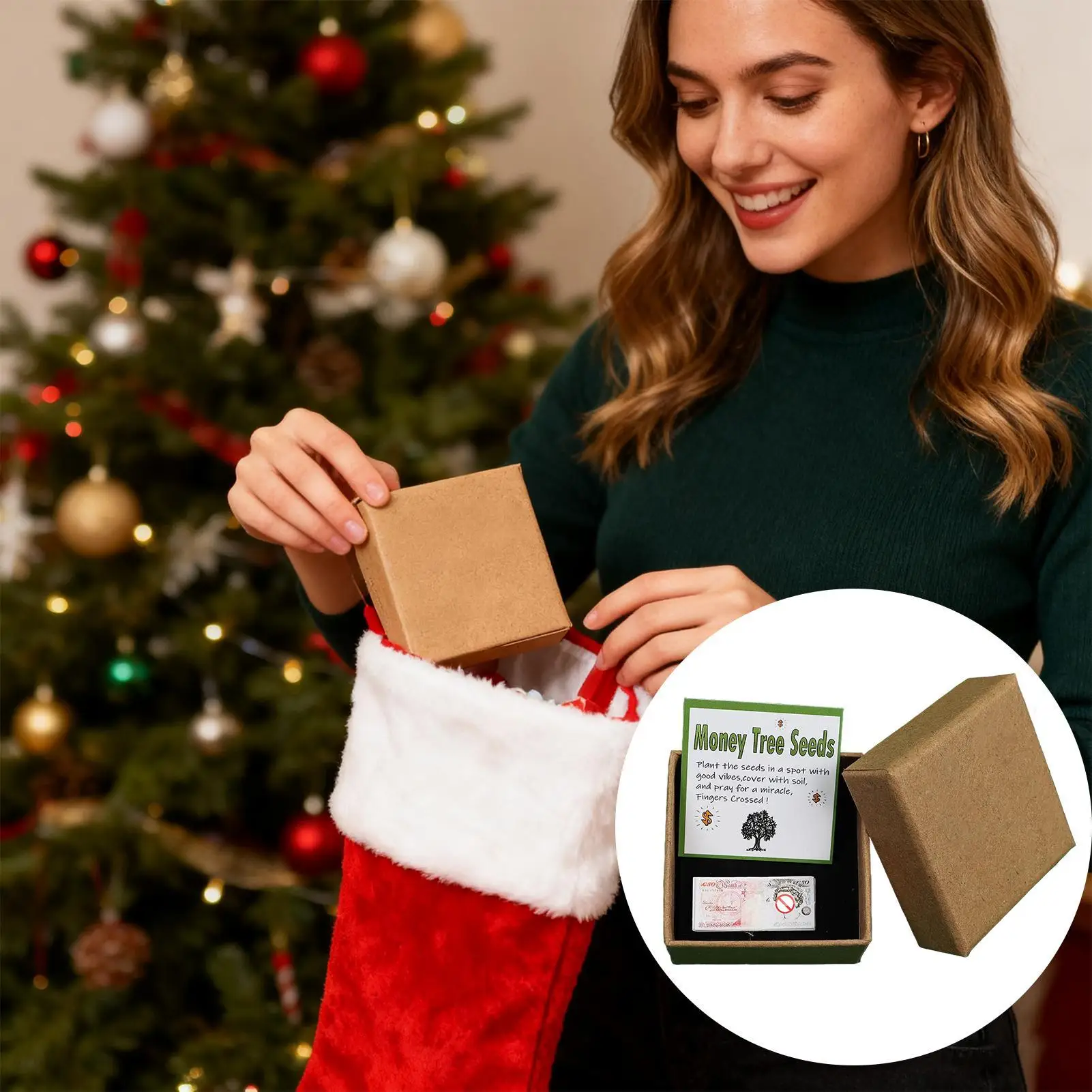 Gag Box Grappig Geld Thema Truc Papaer Box Voor Prank Voor Mannen Familie Vrienden Collega's Verjaardag Kerst Thanksgiving April