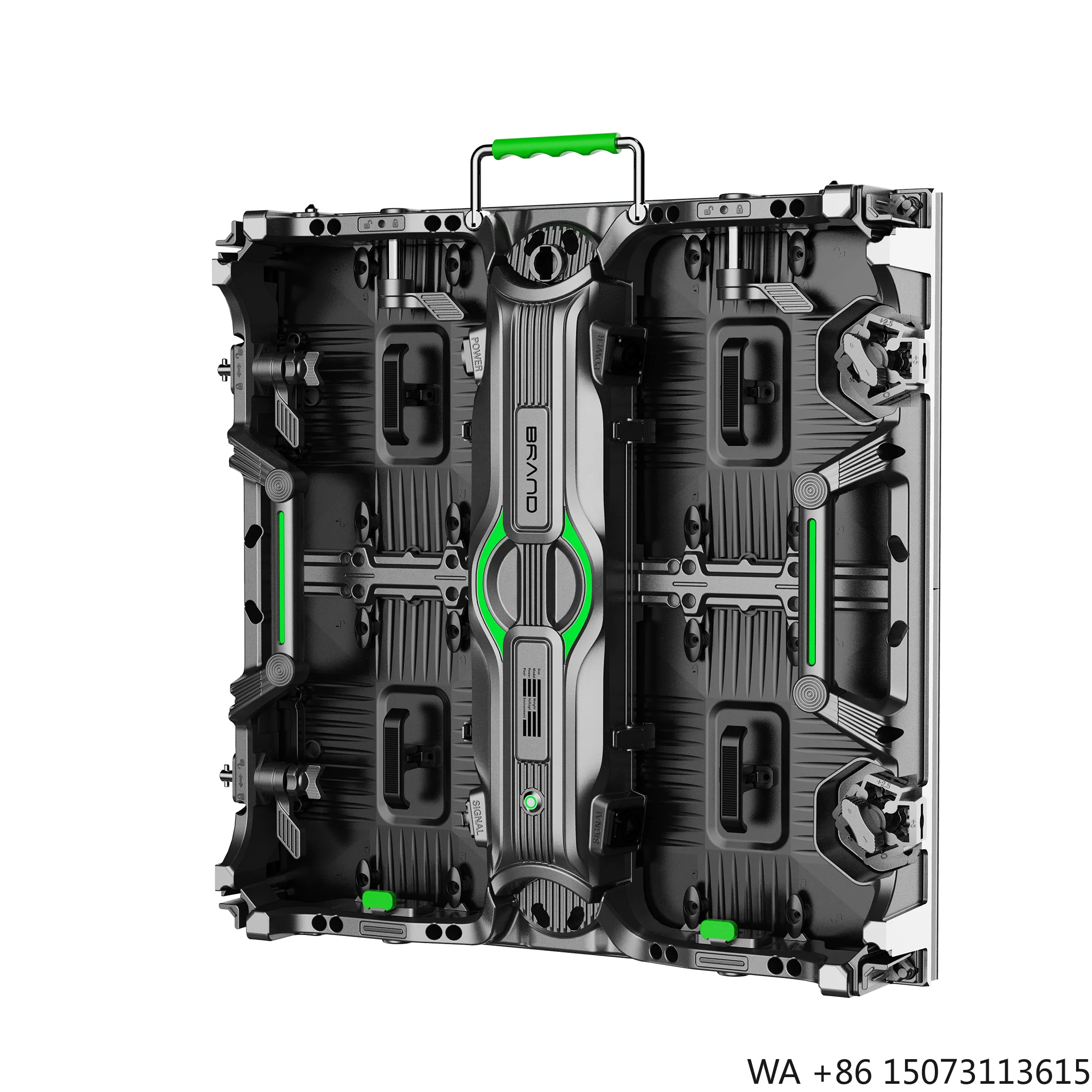 Tela LED de parede de cortina de vídeo de palco - Painel modular de aluguel P3.91 para eventos de casamentos
