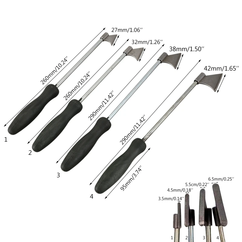 Couteau de traçage de ligne, entretien de moteur électrique, outils d'entretien de pressage, portable, facile à installer, durable, 4 pièces