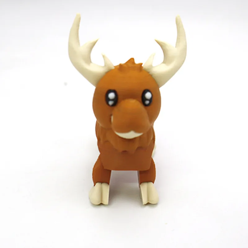 ميلو الغزلان ثلاثية الأبعاد مطبوعة الحلي الزخرفية الإبداعية للأطفال عيد الميلاد اللعب دمى أشكال للبنين والبنات ألعاب مضحكة 1 قطعة #2