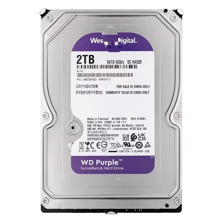 

Cheap 3.5 inch purple SATA in stock 1tb 2tb 3tb 4tb 6tb hard disk refurbished hdd HDD8tb for desktop