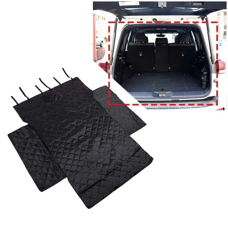 For Toyota Land Cruiser LC300 PVC black car trunk pet anti-dirty waterproof scratch pad car interior protection accessories