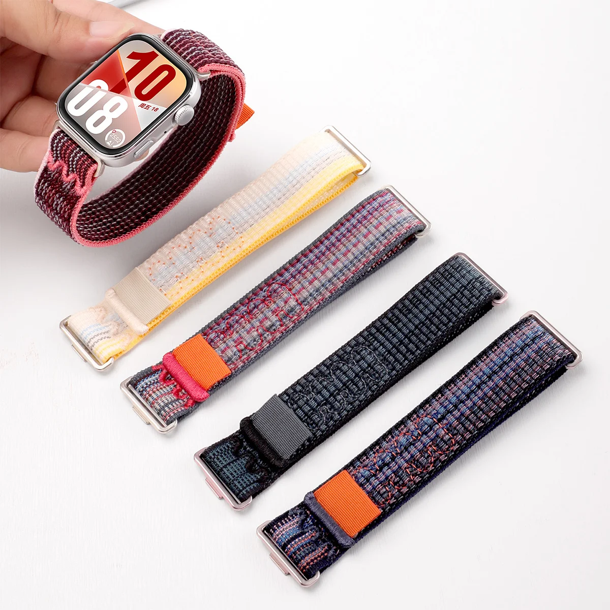 Huawei Watch Fit 4/4 Pro用ストラップ、織りスポーツスマートウォッチリストバンド、ナイロン製Correa、Huawei Watch Fit 3/4バンド、ブレスレット、ウォッチバンド