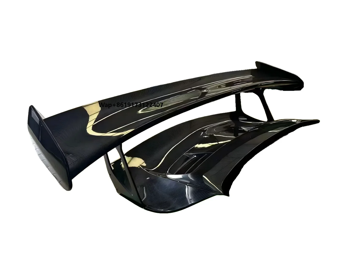 Applicable to PAG 911 2014-2019 991 Double Deck Rear Bumper GT2 RS Carbon Fiber Spoiler Kit