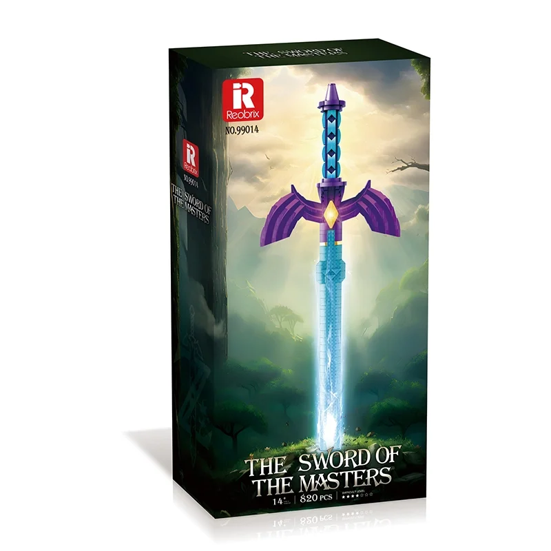 Creatief beroemd model Lightsaber 820 stuks bouwsteenmodel voor verzamelaars kinderen kerstcadeau