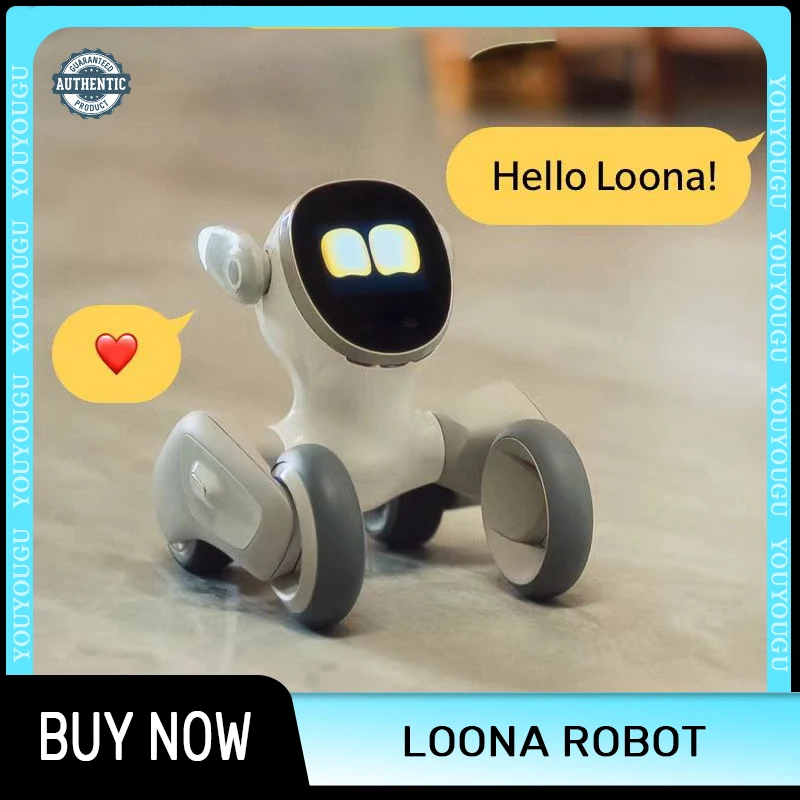 

LOONA Smart Robot Dog Intelligent Emopet Robots Luna Accompany Voice Machine Compatible Game Monitor Electronic Toy Gift For Kid