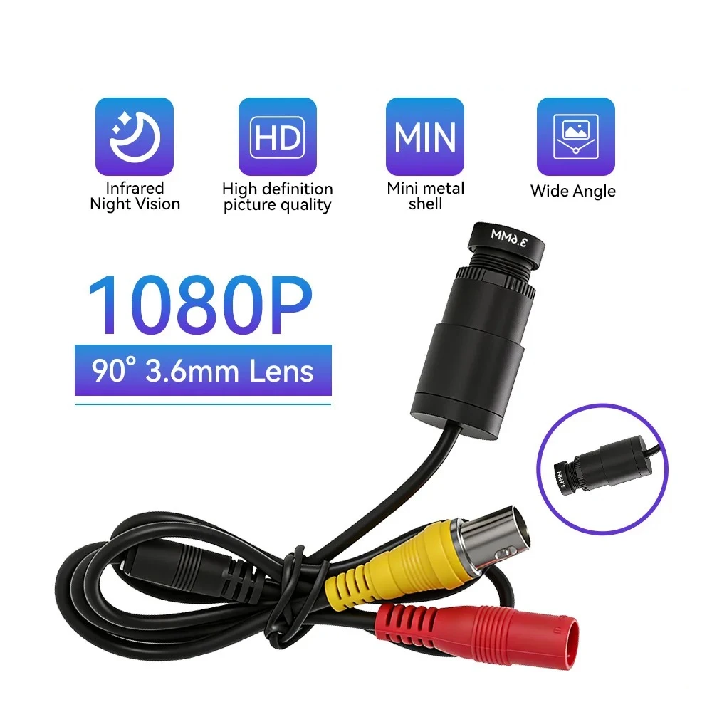 

Mini 2MP Night Vision AHD Camera Coaxial Wired with Weatherproof Analog Camera