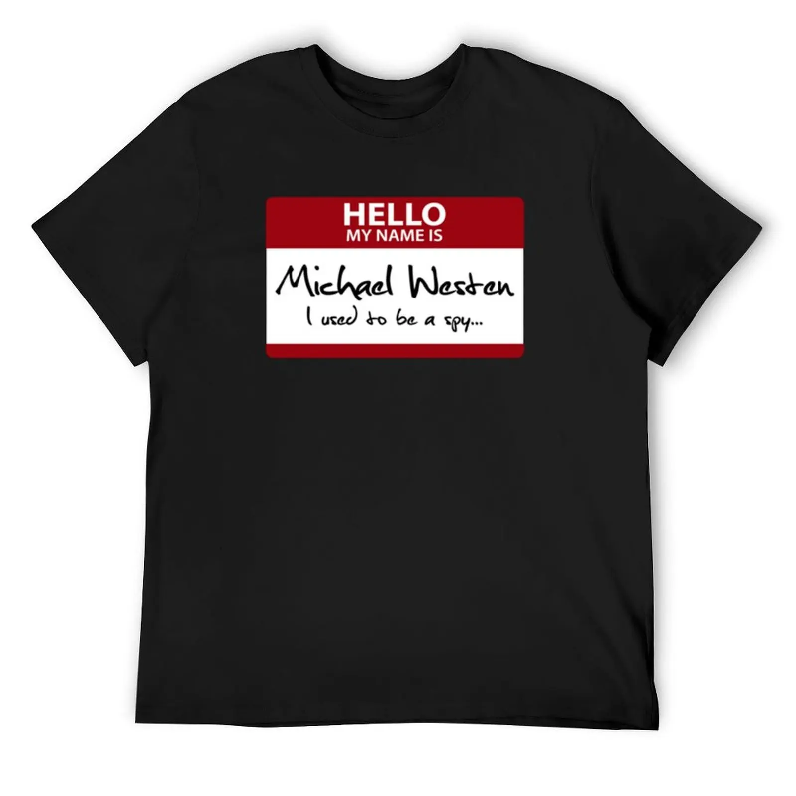 Nametag Parody Burn Notice - My Name Is Michael Westen Essential T-Shirt boys whites hippie clothes tshirts for men