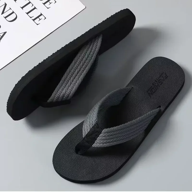 2025 Comfort Summer Flip-flops Casual Non-slip Creative Sandal Fashion Personalized Quick- Dry Flip Flops Beach Shoes Slippers