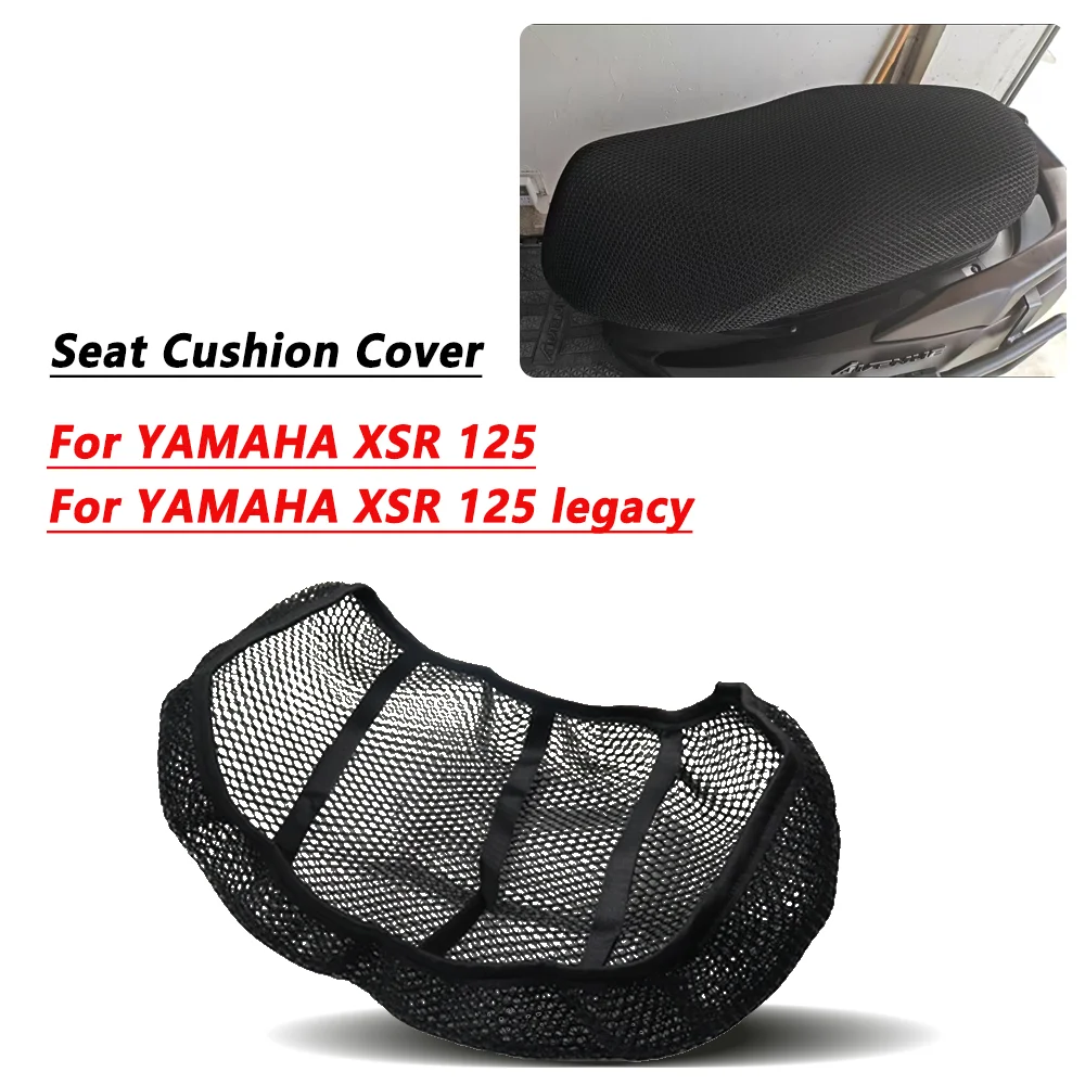 

For YAMAHA XSR125 XSR 125 Legacy Motorcycle Seat Sunscreen Mesh Cushion Cover Thermal Insulation Honeycomb Seat Cushion Cover