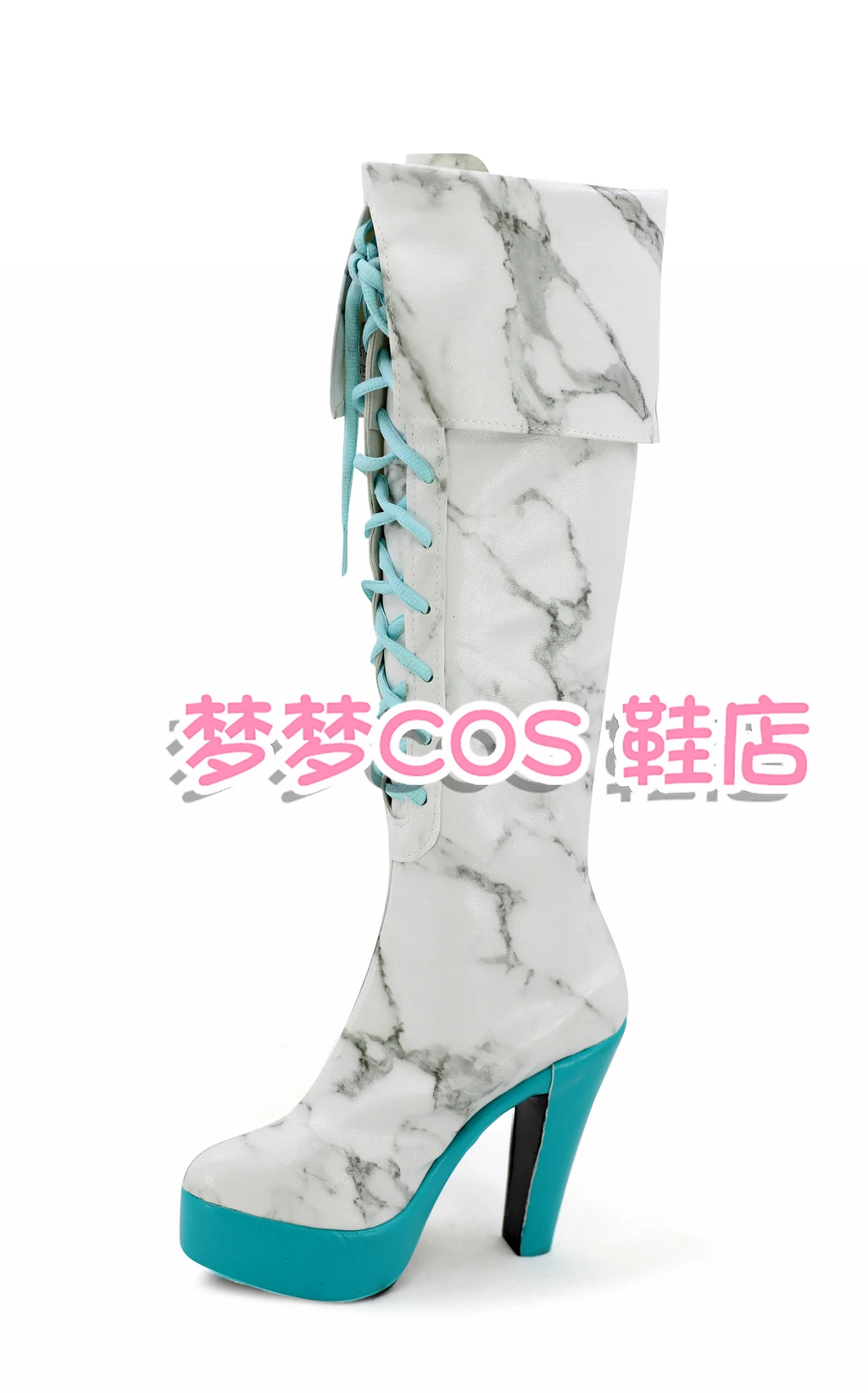 Miku Karune SHI-E Ca سجين أنيمي لعبة تأثيري أحذية الكالسيوم Shiie تأثيري أحذية هالوين أحذية عالية الكعب #2