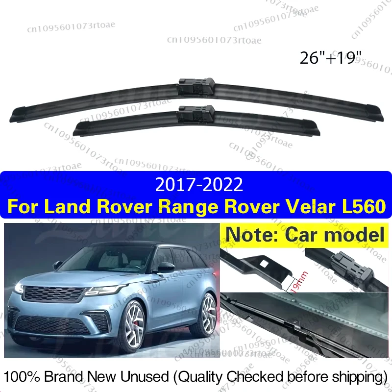 

For Range Rover Velar L560 2017 2018 2019 2020 2021 2022 Car Front Wiper Blades Windscreen Windshield Clean Window Accessories
